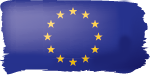 Flagge als Symbol für Zulassung des Gerätes in Europa