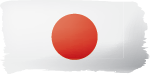Flagge als Symbol für Zulassung des Gerätes in Japan (ARIB)